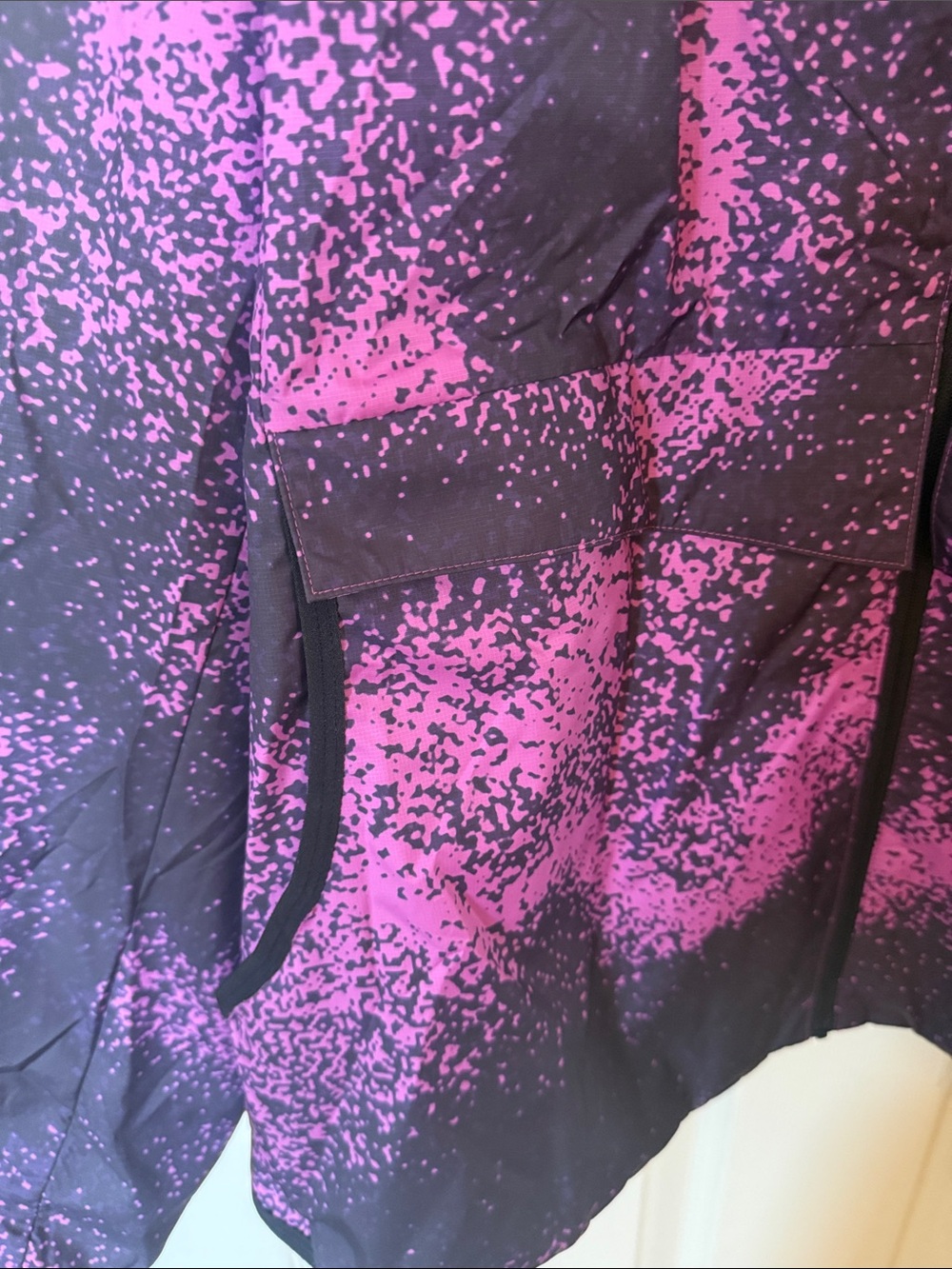Nike Houston Dash Purple and Black Hooded Rain Jacket - Picture 4 of 5
